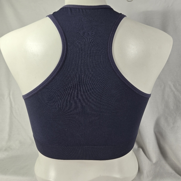 Shadow Sport Large Sports Bra Women's Large Front Zip Removable Cups Purple Dusk - Picture 2 of 6